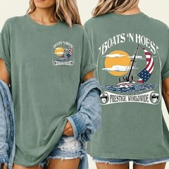 Boats and Hoes Shirt, Prestige Worldwide Tee, Nautical Nonsense T-Shirt