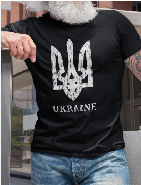 Ukraine T-shirt I Stand With Ukraine Distress Flag T shirt Ukrainian Flag Shirt