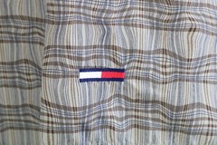 Tommy-Hilfiger-Jeans Plaid Shirt | Vintage 2000s Camp Collar Short Sleeve Button