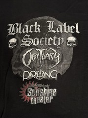 Black Label Society Doomtrooping 2021 Tour T-Shirt Mens 5XL Black Obituary Prong