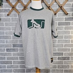 Y2K Drunknmunky Kangaroo Logo Ringer Tee Skater Streetwear Skater Men’s 2XL