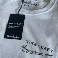 ✔️Nike x Tom Sachs Nikecraft Studio White Tee Shirt Medium 🚀SAME DAY SHIPPING🚀