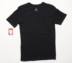 Jordan Retro 8 Jumpman Logo Mens T Shirt Size Small in Black Silver/ Grey
