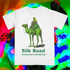 Silk Road Anonymous Marketplace Logo Promo Vintage Washed White T-shirt
