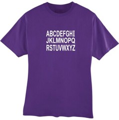 Alphabet T-Shirt