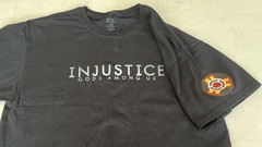 injustice gods among us DC Comics Video Game Promo T Shirt Size Large Black