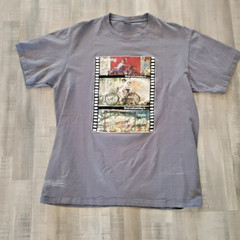 Vintage Penang Malaysia Men’s Size Medium Gray T shirt XL 360 Graphic Print