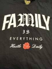 Muerte Hustle Daily Short Sleeve Graphic TeeShirt 3XL Black Family Is Everything