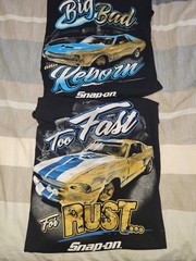 Snap-On Tools VINTAGE MUSCLE CAR T Shirt Lot Sz XL MENS OLD SCHOOL RARE
