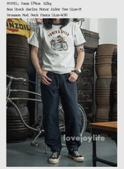 NON STOCK Pure Cotton Men T-Shirt Power & Speed Heavyweight Basic Tee T-Shirts