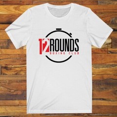 12 Rounds Boxing Club Gym Men’s White S-5XL