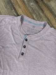 Free Fly Bamboo Performance Henley Long Sleeve Shirt Red Men’s Size Medium