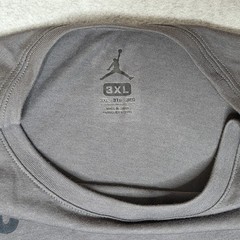 NIKE Air Jordan Jumpman Shirt Mens 3XL Gray Lightweight Basketball Activewear