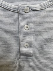 NEW Magaschoni Men’s Large Gray Long Sleeve Henley Tee Shirt Comfort $68