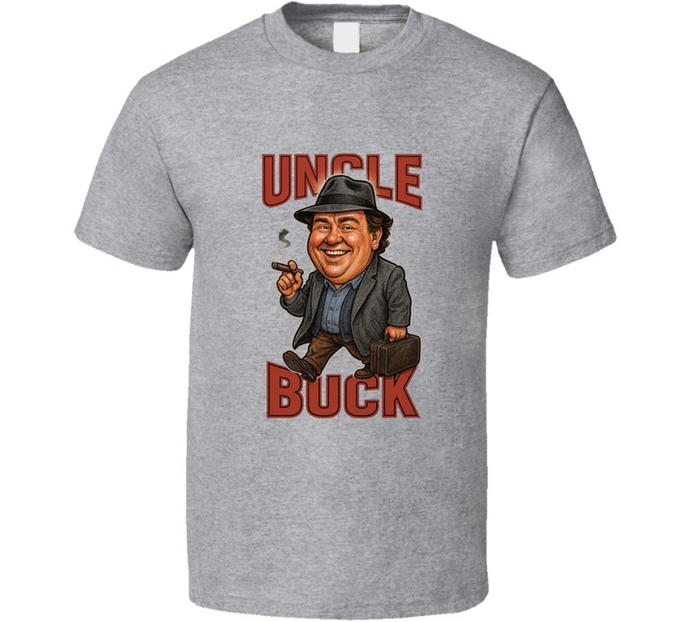 Uncle Buck John Candy 80’s Movie Retro Movie Caricature T Shirt
