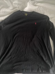 Lot of 8 Mens Shirts Sz XL-2X Polo Ralph Lauren Black-mixed Sizes And Brands.
