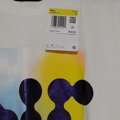 Nike Swoosh Just Do It White Graphic Logo Crew Neck T-Shirt Mens S SS