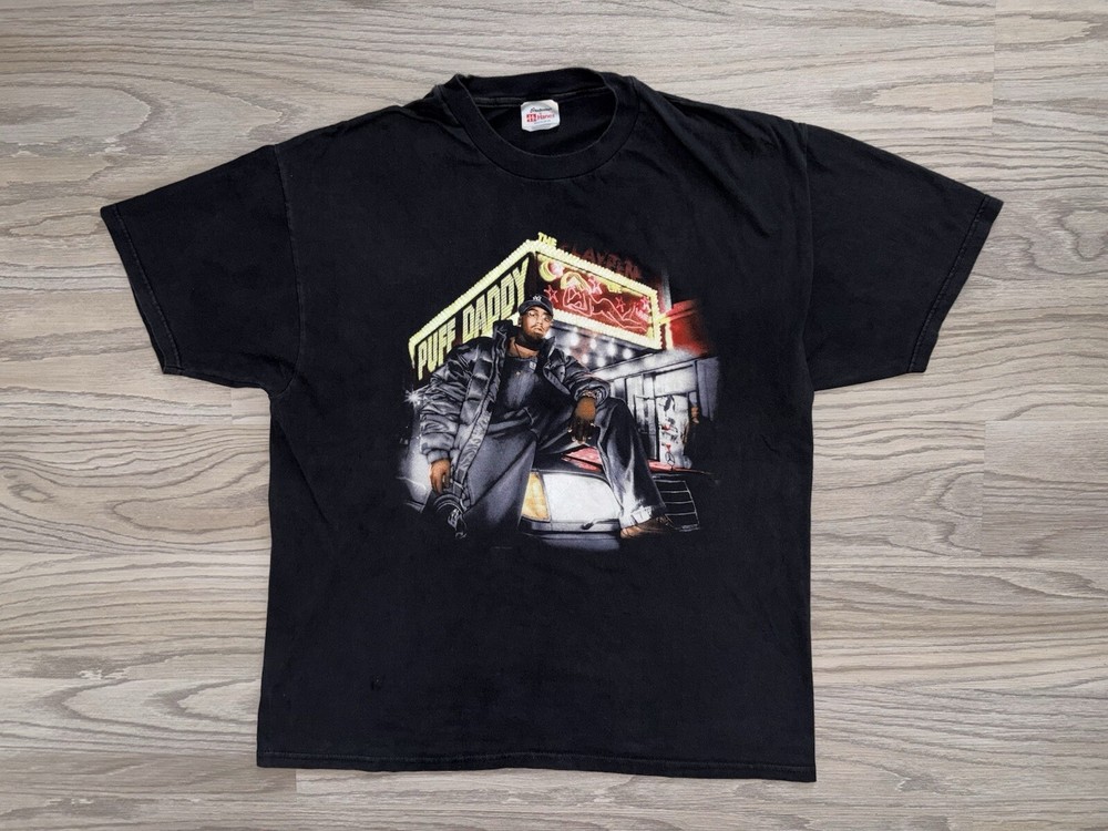 Vintage Puff Daddy “The Playpen” Rap Tee T-Shirt Mens XL 90s Hip Hop Wu Tang USA