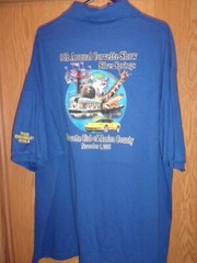 Corvette Show Silver Springs Fl blue 2 Button 3XL casual shirt 2006