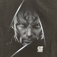 Star Trek T Shirt Men Large Black Trevco Dark Nero Movie Sci-Fi Graphic 2009 Y2K