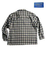 PENDLETON 90s 00s Ombre Check Open Collar Board Shirt Pendleton Vintage Open C