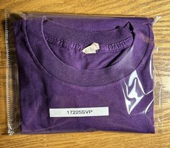 Screen Stars Large Purple Single Stitch Graphic Print Student Energy Research