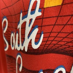 single stitch vintage t shirt South Carolina Puff Paint 3D Graphics A1C Art Co.