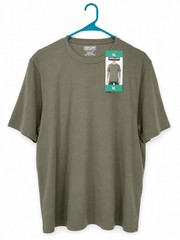 Kirkland Signature Men’s XL Olive Green Pima Cotton Crew Neck T-Shirt NWT