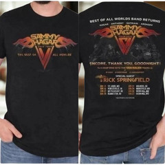 Sammy Hagar 2026 Best Of All Worlds Tour Shirt Rock Music Fan Gift