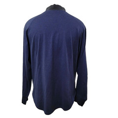 Murano Luxury Soft Touch Slim Fit Men’s Size XL Solid Blue Cotton T-Shirt