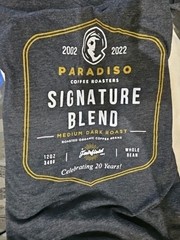 Paradiso Signature Coffee Roasters Coffee, Racer Back Tank Top Medium