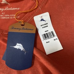 Tommy Bahama Fusion T Shirt Men’s XLT Short Sleeve 100% Cotton