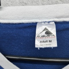 Nazareth Roadrunners Shirt Mens Medium Blue V Neck Ringer Augusta Sportswear