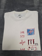 UT Uniqlo X Jean Michel Basquiat Artisan Sprz NY Pocket Tshirt SZ Medium