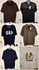 Coofandy Men’s Pleated Short Sleeve Fashion T-shirt Size Large