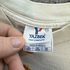 Vintage Yazbek Shirt Adult Large White Aztec Nature Grunge Skater Thrasher Y2K