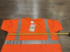 Portwest Mens Orange Hi-Vis Performance Workwear Reflective T-Shirt 3XL NWT New
