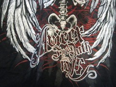 Avirex FLY TO DEATH SKELETON TEE NEW WITH TAGS 2008