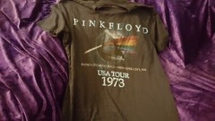 PINK FLOYD DARK SIDE OF THE MOON USA TOUR 1973 t-shirt SIZE S SMALL Radio City !
