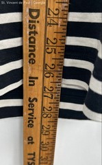 Mr. P Mr. Porter Long Sleeve Striped Tee Shirt Men’s Large White Black