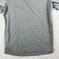 Adidas Shirt Mens M Charcoal Performance Tee Outdoor Active Sports S/S Crew NEW