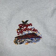 VTG Reyn Spooner T Shirt Men L Hawaiian Hula Dancer Single Stitch Double Sided