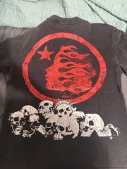 HELLSTAR Men’s Skull Graphic Print Crew Neck Short Sleeve T-Shirt Size L