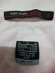 Nike Mens Polo Shirt Light Purple Golf Dri-FIT Plaid XL Regular