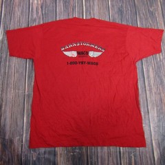 Vintage Waco Barnstormers Shirt Mens 2XL Red Biplanes Single Stitch 90s