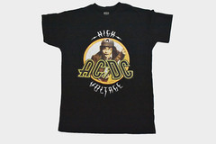 Brisco Brands MEns AC/DC Logo High Voltage Album Angus Young Shirt New Medium