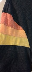 Marine Layer Shirt Men L Multi Color Heather Retro Stripe Sleeve Casual Soft Tee