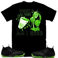 Music and Drink Shirt to Match Foamposite Volt Graphic Tee