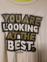 Distressed T-shirt Mens “You Are Looking At The Best” Outrank Brand Size 2XL