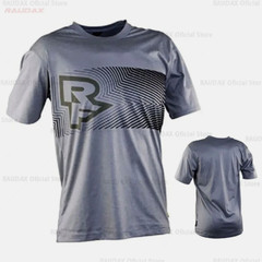 Raceface Trigger Tech Grey Short Sleeve Crew Neck T-shirt Size L CR056 AA 03